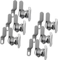 5/8" Thumb Operated Offset Cam Lock, RV Compartment Latch, Non-Locking Thumb Turn, for RV Compartment Camper Storage Door (6 Pack)