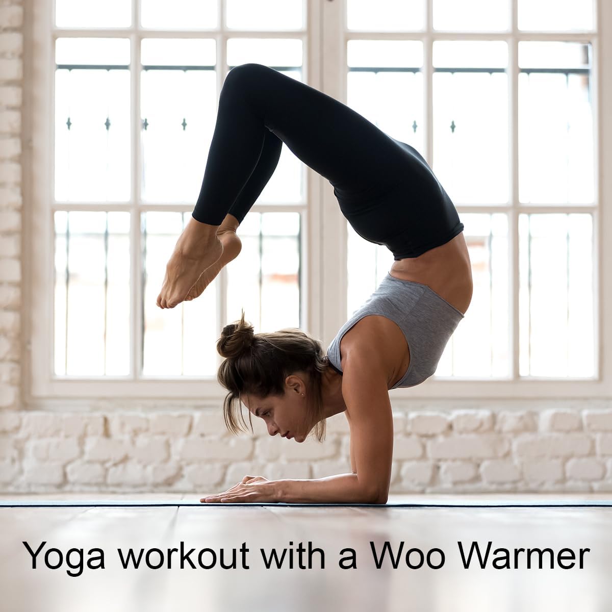 Hot Carpet Woo Warmer Under Rug Radiant Floor Heater Electric Mat Electric Carpet Electric Heated Area Rug Great for Yoga (500 watt 70" x 70 inches) Made in Seattle Since 2012 A Unique Holiday Gift