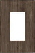 Decorative Outlet Covers Rustic Walnut Wood Grain 1 Gang Single Rocker Light Switch Cover Plate GFCI Wall Plates Electrical Switch Plate Cover for Farmhouse Cabin Decor