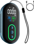DS-399 Portable Carbon Monoxide Detectors, 168H Standby, Rechargeable 3-in-1 CO Detector with Audible & Visual Alerts for Travel & Camping, CO Meter for Home, Car & Tent - Dark Blue