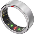 Ring OnePlus - Ultra-Thin Titanium Smart Ring - 7 Days Battery Life - Fitness/SPO₂/Stress/HR/Sleep Skin Temperature Tracker - No App Fee - iOS&Android Compatible (Silver,Size 11)