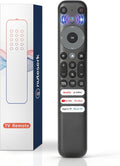 Voice Remote Replacement Compatible with TCL Google TV Remote, for QM8 QM7 Q7 Q6 Q5 S5 S4 S3 Series 4K UHD HDR LED QLED QD-Mini LED Full-HD Smart TVs (Not Applicable to Roku TVs)