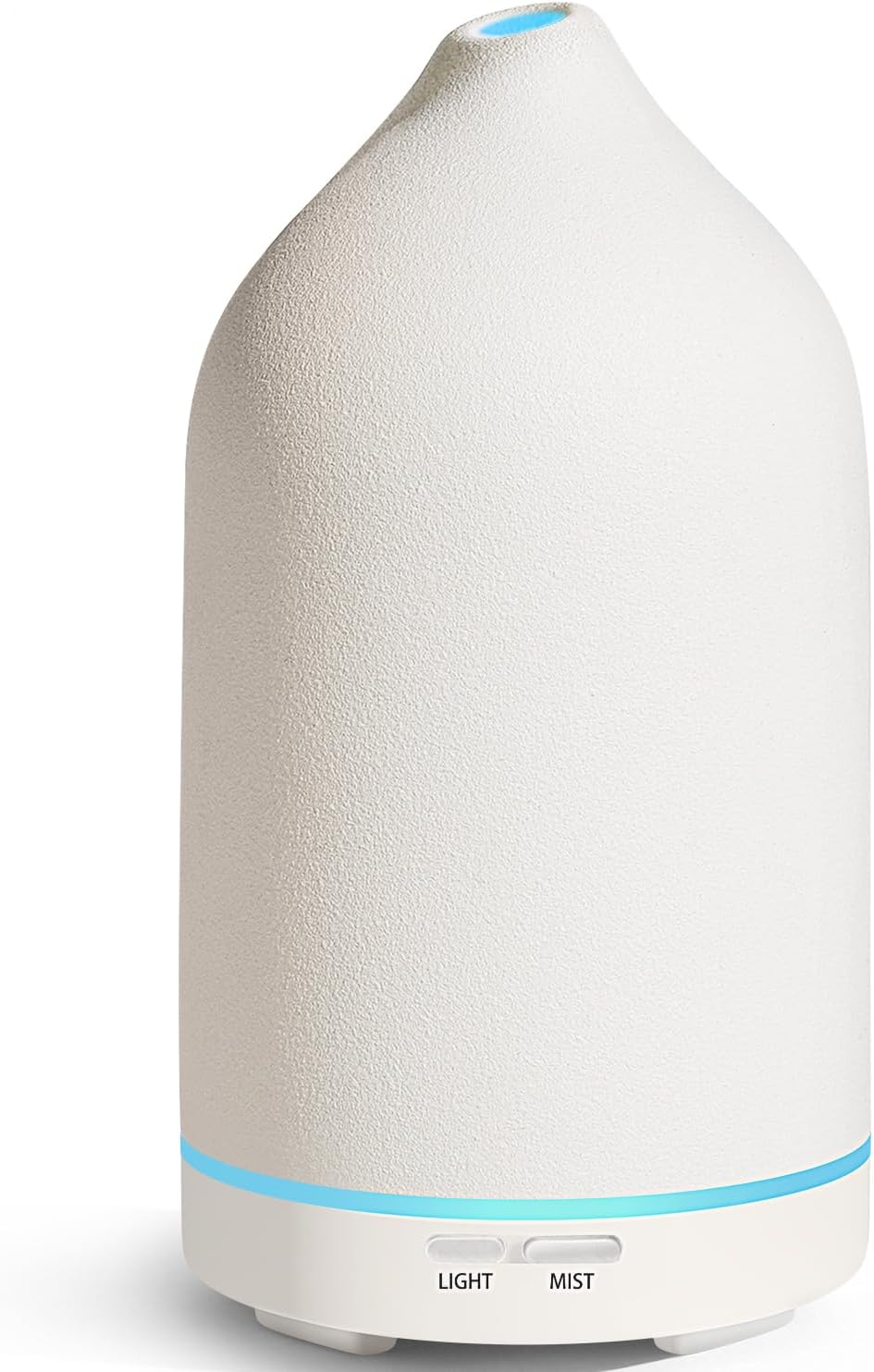 URPOWER 120ML Essential Oil Diffuser Ceramic Aromatherapy Diffuser with 7-Color LED Lights, Auto Shut-Off, 2 Mist Modes, Humidifier for Home Office Decor, Scent Diffuser for Yoga Spa