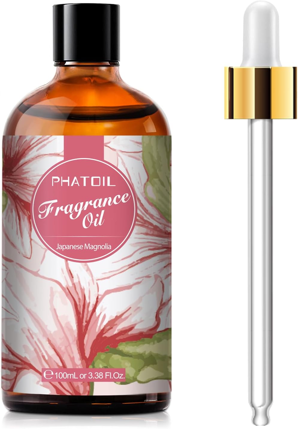 PHATOIL 3.38FL.OZ Japanese Magnolia Fragrance Oils for Aromatherapy, Essential Oils for Diffusers for Home, Perfect for Diffuser, DIY Candle and Soap Making, DIY Scented Products - 100ml