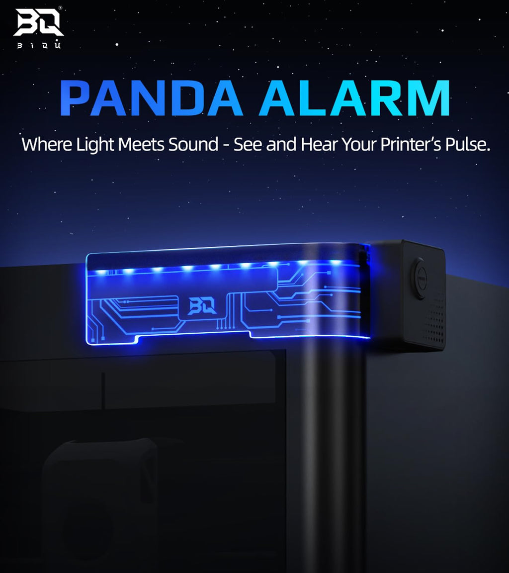 BIQU Panda Alarm for Bambu-Lab P1P P1S, Wireless Sound and Light Alarm Printer Status Display Support Web UI & BIQU APP Control