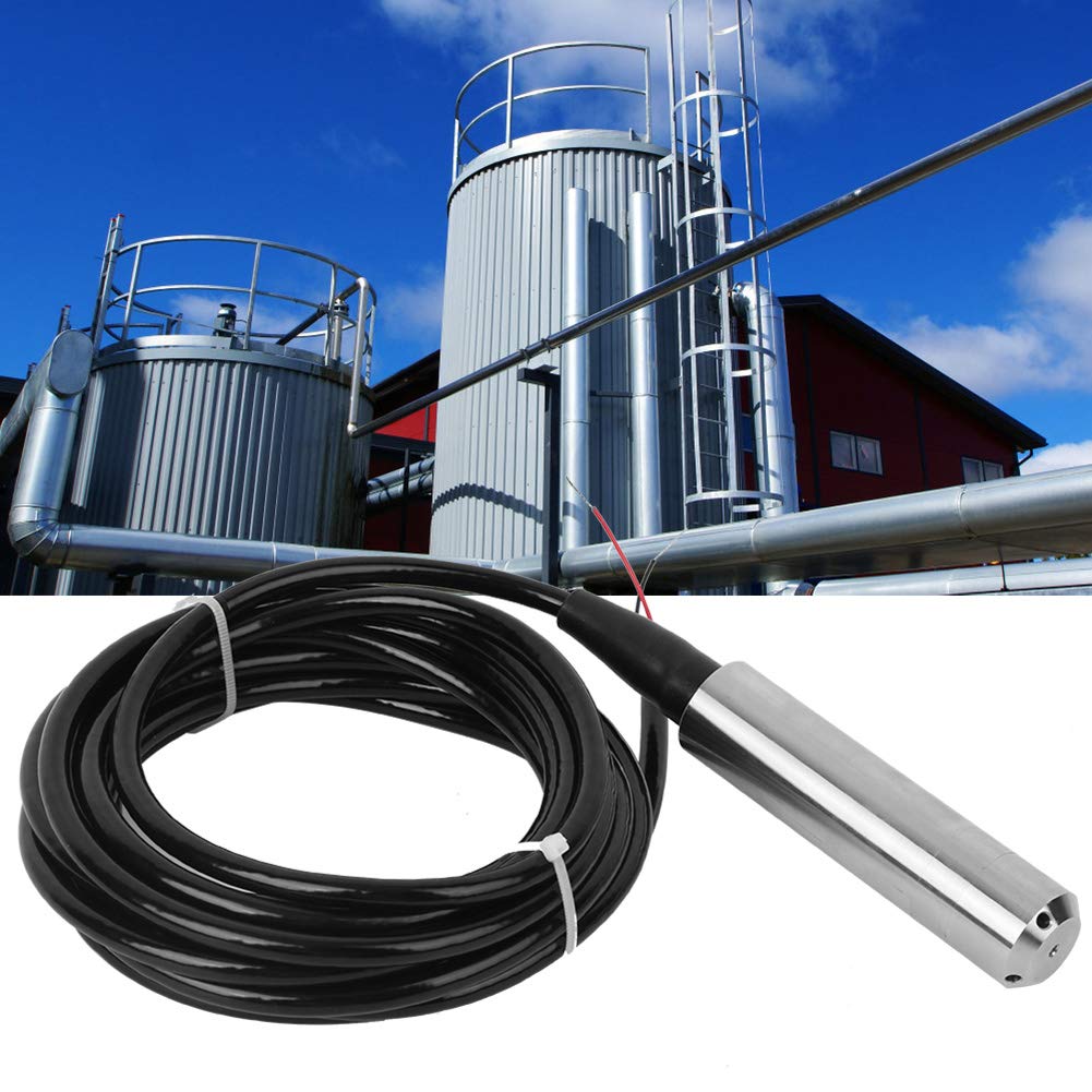4-20Ma Höhenstandssonde,Submersible Level Sensor 4-20ma,4-20ma 2m Pressure,Sensors TL‑136 Liquid Level Transmitter Water Level Sensor Detector 24VDC 4‑20mA Output(Range 0-4 Meters)