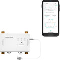 YoLink LeakStop 2-Channel for Sinks/Washing Machine, Dual Auto Shutoff Valves & Leak Detection, Real-Time Monitoring, LoRa Long-Range, 2 AA Up to 5-Year Battery – Hub Required