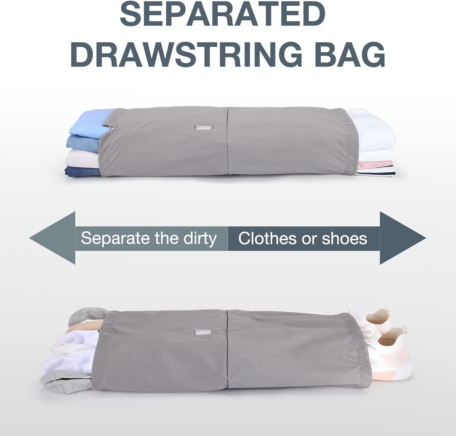 BAGSMART 6 Set /4 Set/2 Set Compression Packing Cubes for Travel, Lightweight Luggage Organizer Bags, Durable Space Saver Bags Travel Essentials
