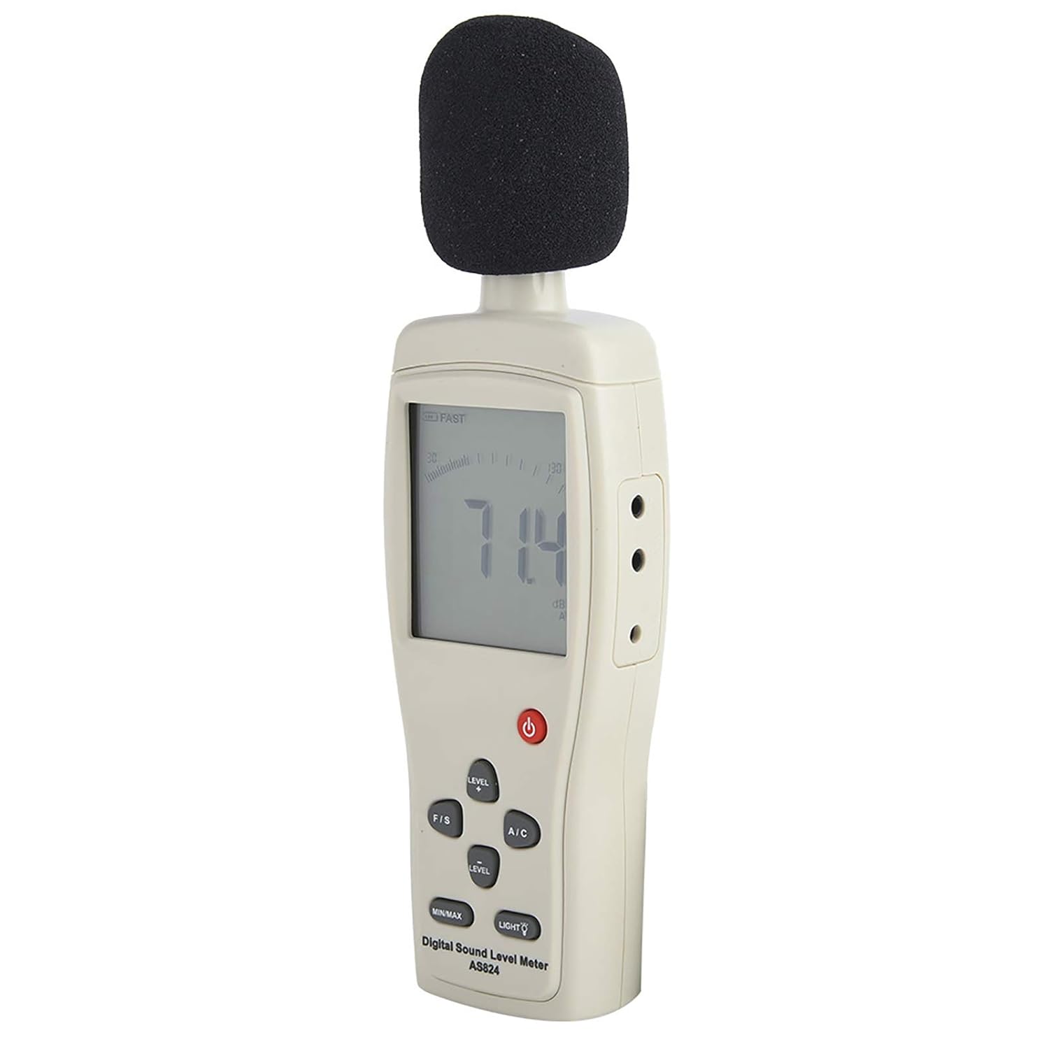 KIMISS Smart Sensor As824 Digital Sound Level Meter Intated Noise Measurement Tester with A C Weigng 30 130Dba Range