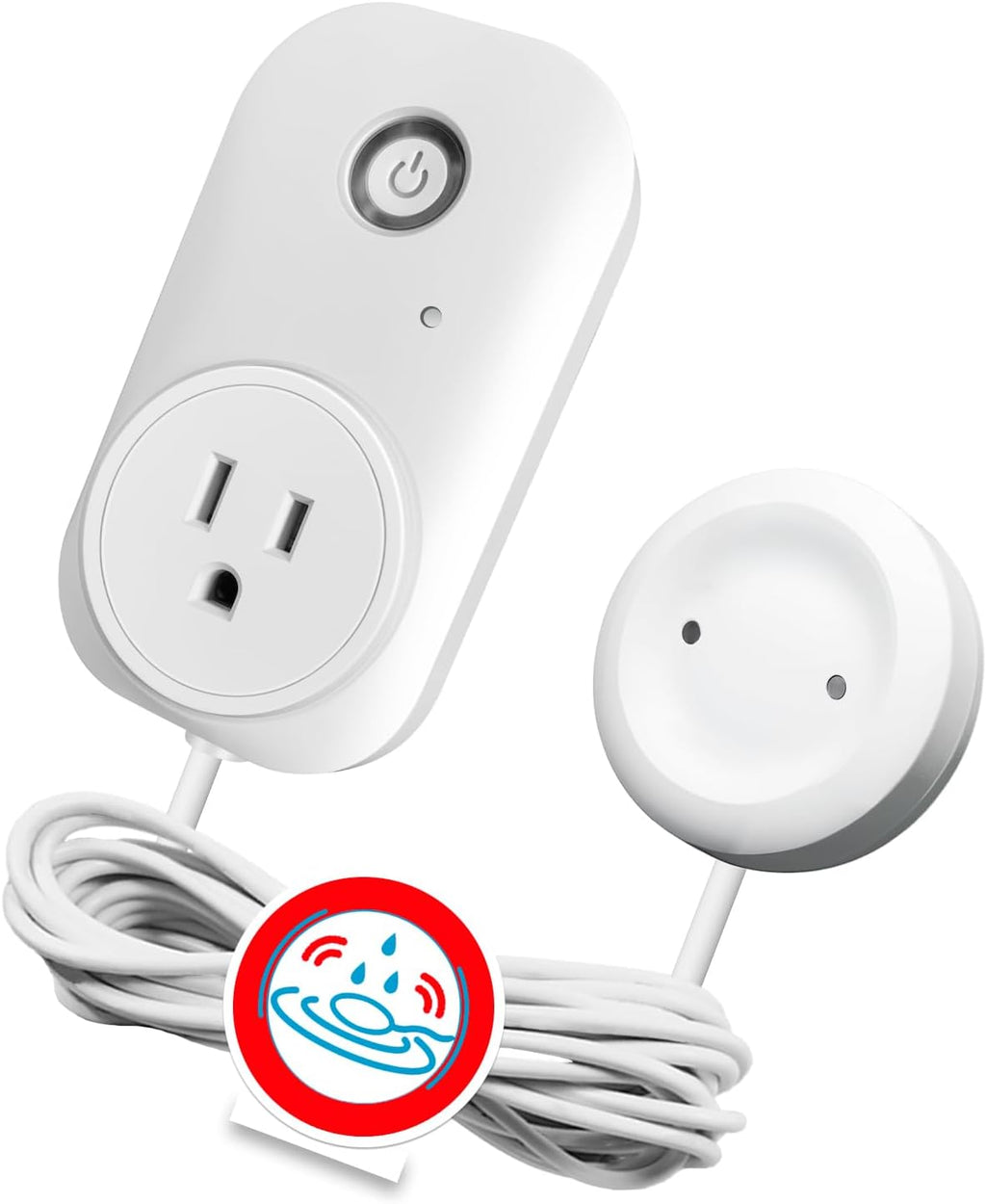 Smart Leak Detection Sensor - Water Leak Alarm with Real-Time Alerts for Home, Office & Basement Protection