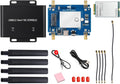 Global 5G DONGLE Expansion Board, USB 3.2 Port, Onboard M.2 Key B Interface, Quad Antennas, Aluminum Alloy Case, with Qualcomm RM530N-GL 5G Sub-6G & mmWave Module @XYGStudy (RM530N-GL 5G DONGLE (B))