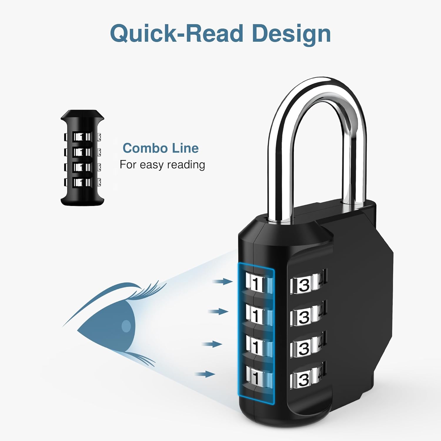 Puroma 2 Pack Combination Lock for Locker 4 Digit Outdoor Waterproof Padlock for School, Gym, Sports, Fence, Toolbox, Gate, Case, Outdoor, Hasp Storage, Cabinets(Green & Black)