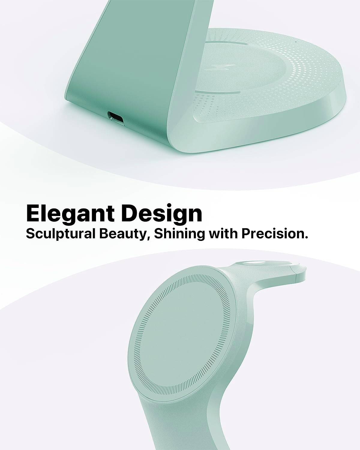 3 in 1 Charging Station for Apple Devices,Mag-Safe Charger Stand Fast Charging,Wireless Charger for iPhone17/ Air/16/15/14/13/12 Series,& AirPods,& iWatch(USB-C Charger Included)
