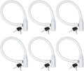 Urban August Child-Proof Refrigerator Lock for Kids & Adults - Lock for French Door Fridge and Cabinet (Regular, White, 6 Pack Keyed Alike)