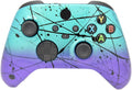 Hand Airbrushed Fade Custom Controller Compatible with Xbox Series X/S & Xbox One (Series X/S Teal & Purple Fade)