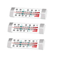 Refrigerator and Freezer Thermometer - NeilBee 3 Pack Fridge Thermometer with Stainless Steel Clip, Waterproof Analog, Large Dial, Accurate, Easy to Read for Kitchen, Restaurant, Cooler, Lab
