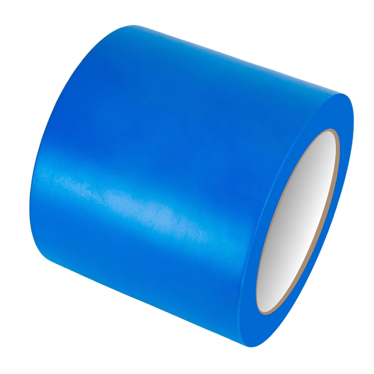 GTSE 4 inch x 108 ft Blue PVC Vinyl Floor Tape, Safety Marking Tape, 6 mil Thick, Suitable for Dance Floors, Gyms, Warehouses, Sports Facilities