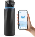 BOOST Smart Water Bottle with Reminder & Tracker, Double Wall Vacuum Insulated Bottles Stainless Steel, 32oz BPA-Free Wide Mouth for Gym, Office, School, Ideal Gift for Christmas, New Year