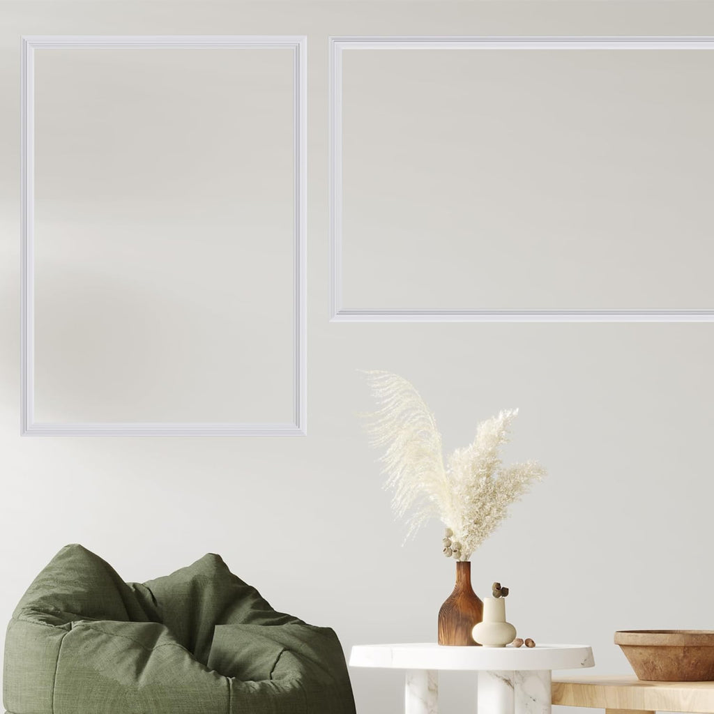 3 PCS Premade Wainscoting Panels Accent Wall Panels for Interior Wall Decor Easy DIY Build and Batten Chair Rail & Picture Frame Door Decor (20x 28 in)