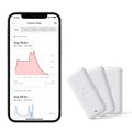 SwitchBot IP65 Indoor Outdoor Hygrometer Thermometer Wireless 3Packs, 394ft Bluetooth Range, Refrigerator Thermometer, Dewpoint/VPD/Absolute Humidity Sensor, 2-Year Battery Life, Free Data Storage