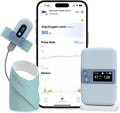 Babytone Baby Sleep Monitor with Base Station- Smart Sleep Sock, Tracking Heart Rate and Movement, Wearable Baby Foot Monitor with Bluetooth and APP, for 0-36 Months Newborn