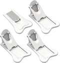 4-Pack Sliding Closet Door Lock, Child Safety Locks for Sliding Glass Doors Window Closets and Cabinets, No-Tool Installation Baby Proof Accessories for Kids Safety White