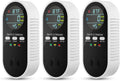 5-in-1 Natural Gas Leak Detector & Carbon Monoxide Detectors Plug in, Portable Carbon Monoxide Detector & Battery Backup with Brightness & Volume Adjustment for Home/RV/Travel/Camping (3 Packs)