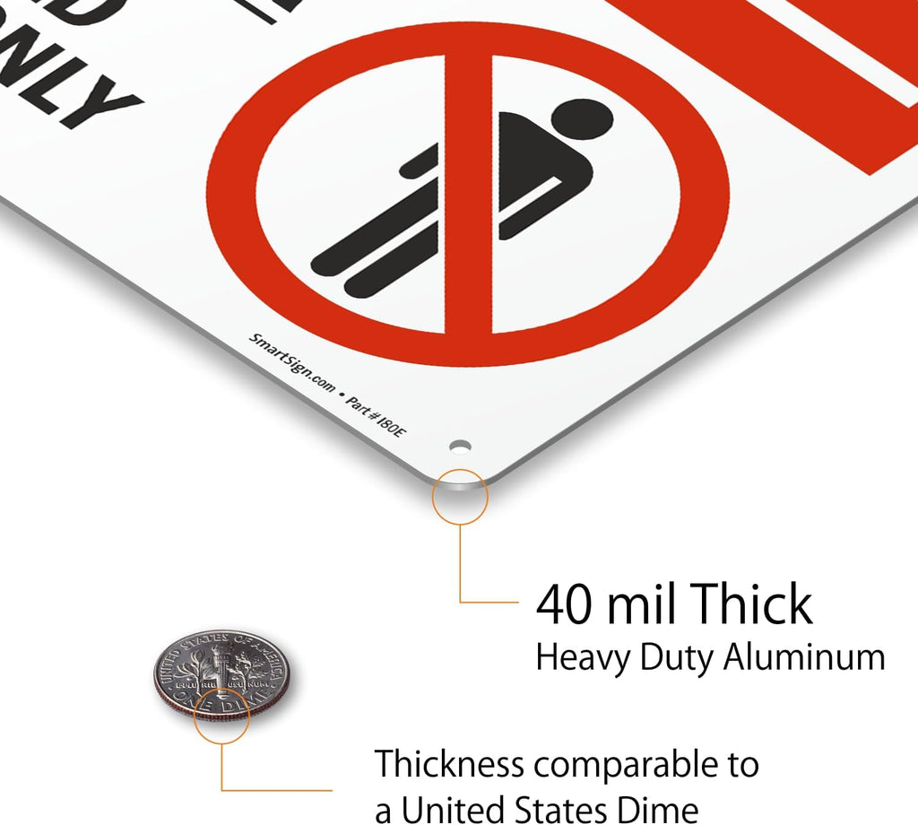 SmartSign 2-Pack 'Restricted Area Do Not Enter Authorized Personnel Only' OSHA Metal Sign - 10" x 14", 40 mil Laminated Rustproof Aluminum, Fade-Resistant, Red, Black and White, Made in USA