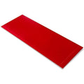 Mighty Line Floor Marking Tape Strips for Safety, Caution, Warning, Heavy-Duty, Peel and Stick, Adhesive, Industrial Quality, Red, 4" by 10"