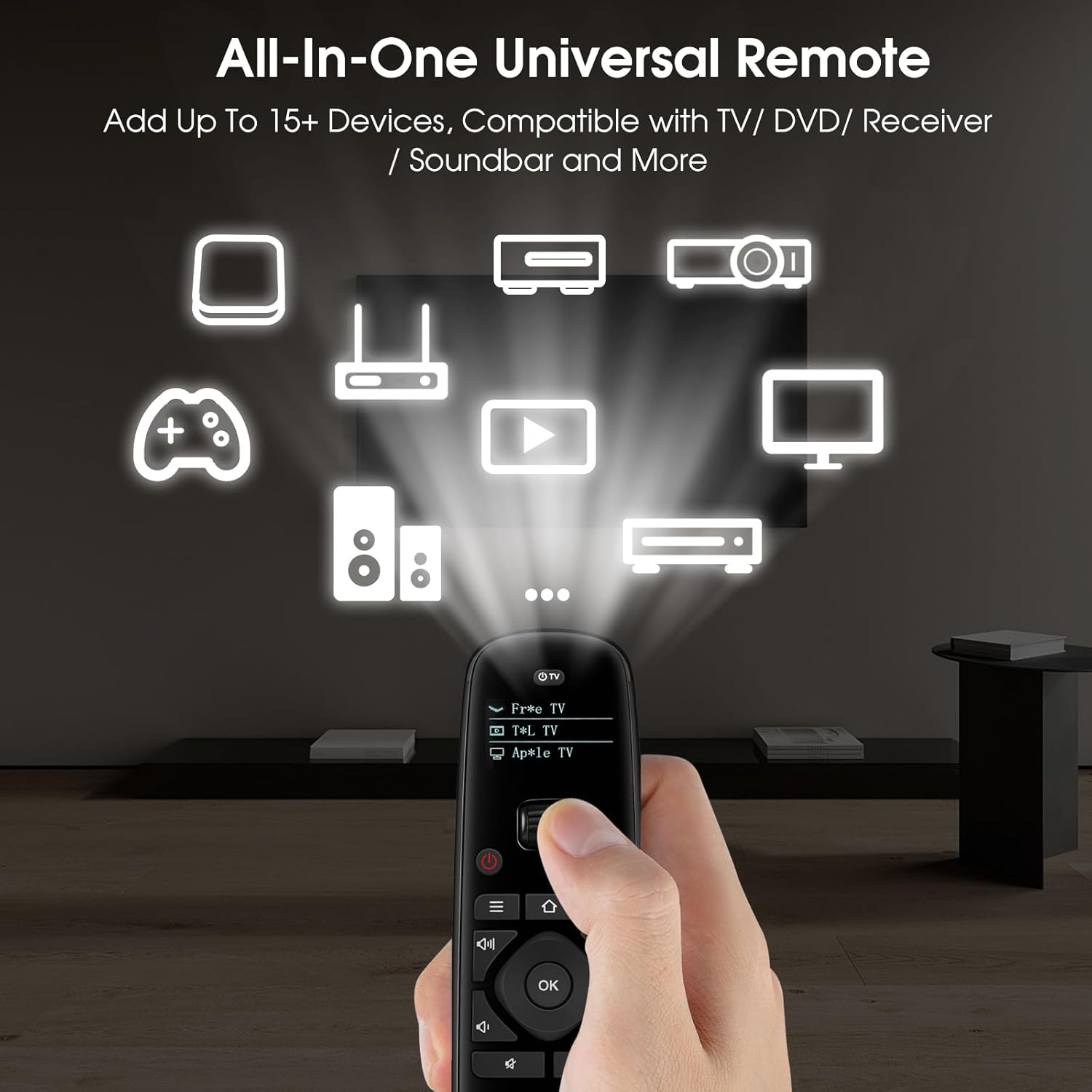 SofaBaton U2 Universal Remote Control (with Backlight) with APP and Macro Buttons, Extended Infrared Range, Raise-to-Wake, Compatible with IR & Bluetooth Devices, All-in-one Smart Universal Remote