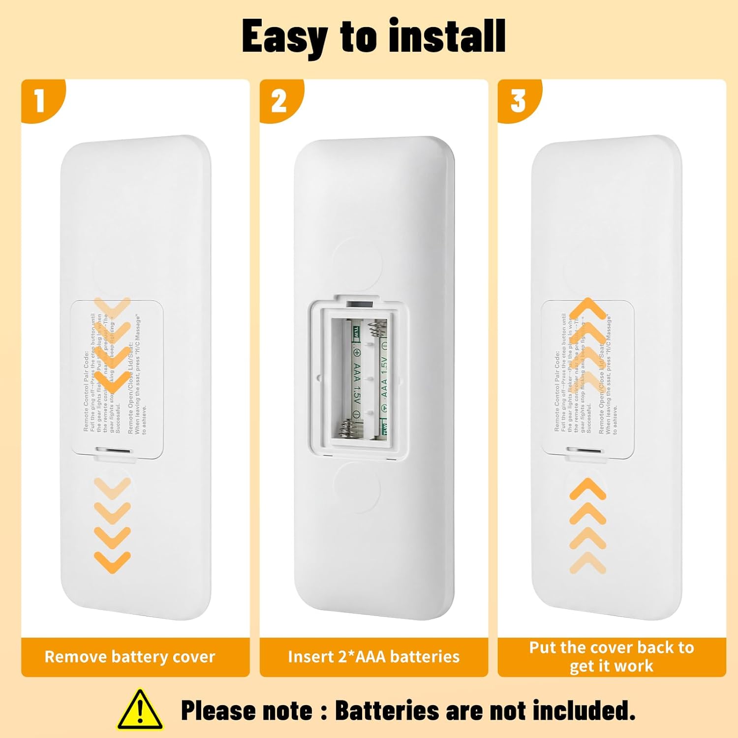 Remote Control is Suitable for Casta Diva/EPLO/HOROW Smart Toilet seat Toilet Remote Control