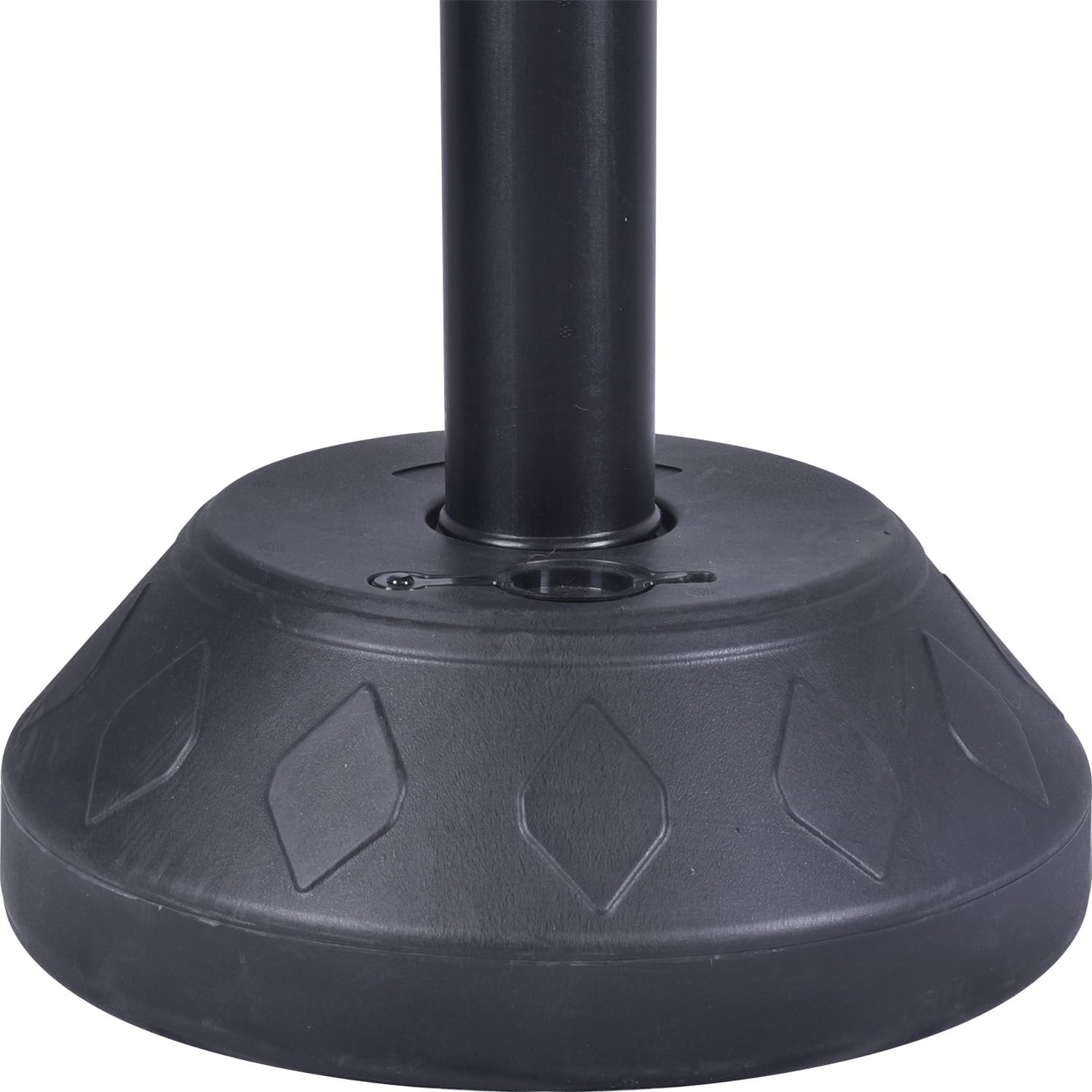 6 Pack Durable Sign Post and Water-Filled Base Set Kit - 13" DIA Stand with 41" Post - Bolts & Nuts for Hanging Signs, Portable Warning Sign Holder for Public Parking / Commercial / Recreational Use