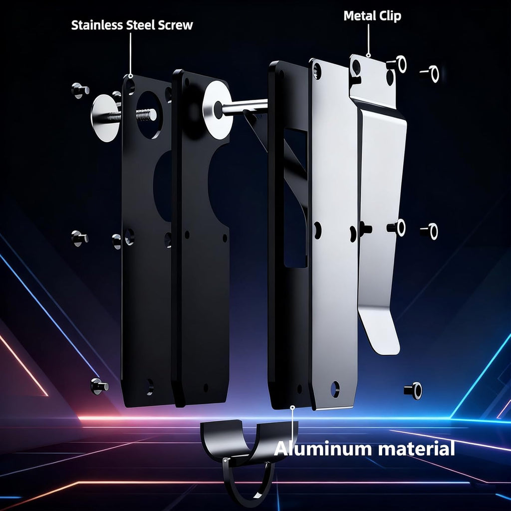 Key Organizer Compact Key Holder Metal Key Chain Minimalist key case key holder for keychain Secures 1-5 Keys