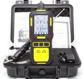 4 Gas Data Logger Monitor | Built-in Pump Multi Gas Meter | O2, CO, H2S, LEL | Color Display & Graphing | USA NIST Calibration | Computer Data Logging |