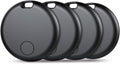 Air Tracker Tags-4 Pack: Smart Bluetooth Tracker, Item Finder Works with Apple Find My (iOS Only) App, Trakcer Tag Locator for Keys, Luggage, Satchel, weTag mini. (Not for Android Devices)