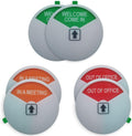 Privacy & Out of Office Signs - Please Come In & In a Meeting Signs Conference Sign (White-2 Pack)