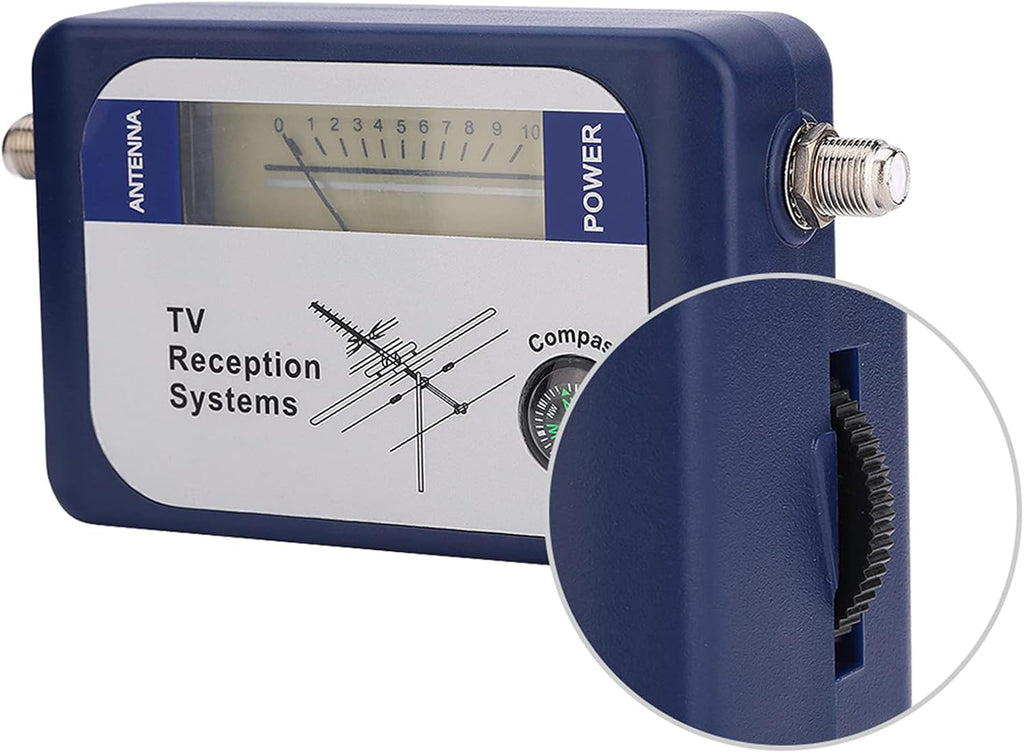 ZJchao TV Antenna Signal Strength Meter, Antenna Signal Meter Satellite Finder Strength, Mini Finder Digital Aerial Terrestrial TV