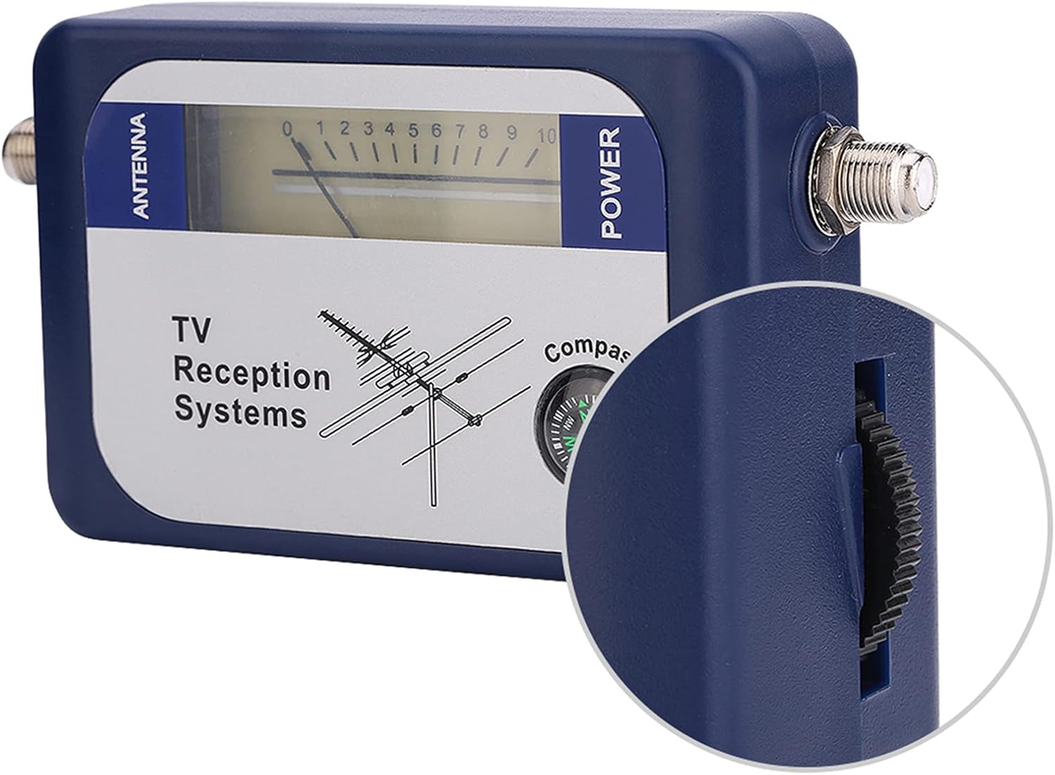 ZJchao TV Antenna Signal Strength Meter, Antenna Signal Meter Satellite Finder Strength, Mini Finder Digital Aerial Terrestrial TV