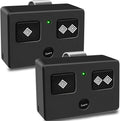 for Ghost Controls AXS1 AXP1 Remote Transmitter,5-Button Remote Transmitter for Automatic Gate Openers, Partymode, Compatible with Ghost Controls Single/Dual Control Opener Systems (AXP1 2Pack Black)