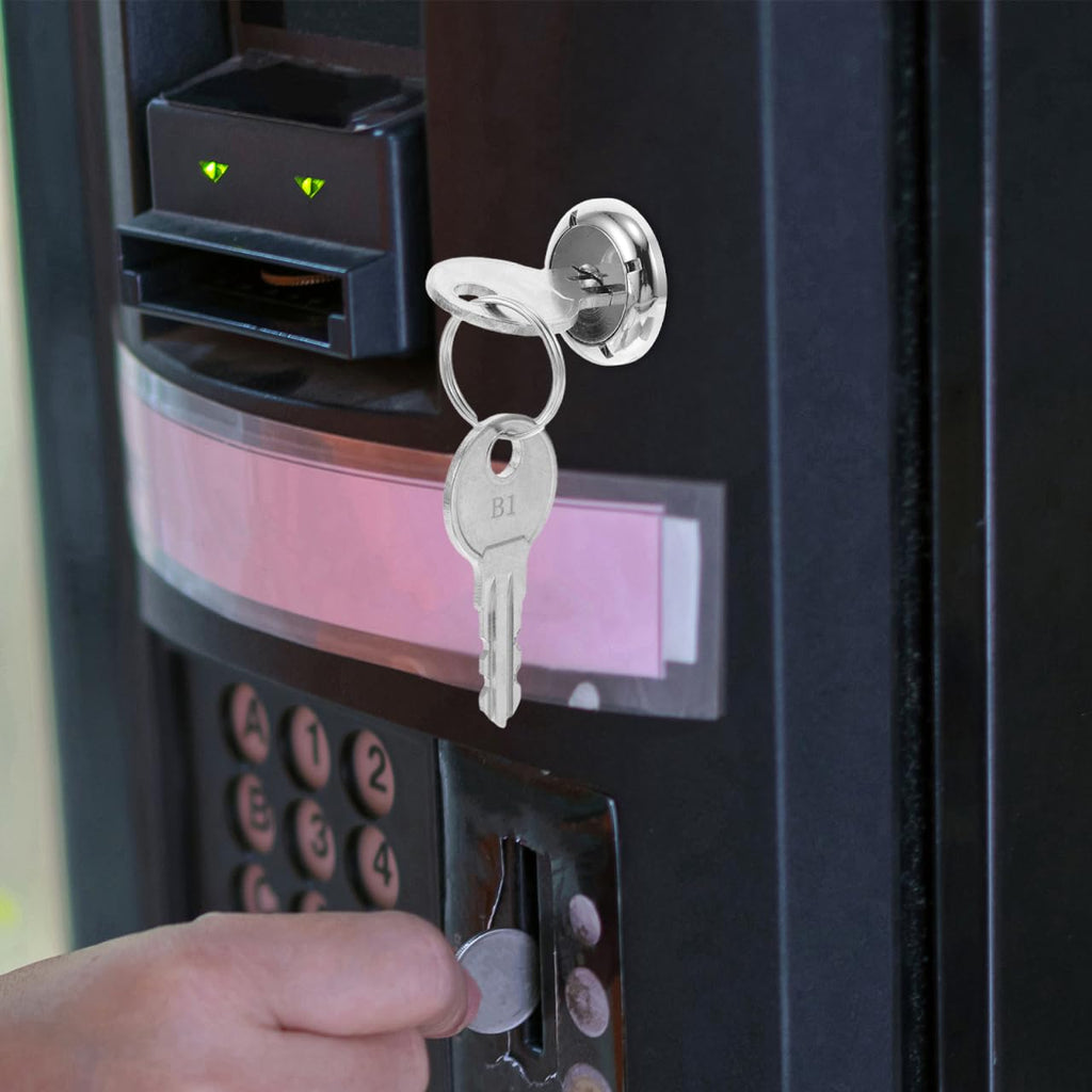 Garneck Vending Machine Lock Key Set Replacement Lock for Soda Vendor Vending Machine for Gumball Candy Snack Dispensers Easy Installation