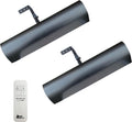 Royal Designs, Inc. Cordless Remote Control LED Picture Light, Dimmable with Timer Function, Oil Rubbed Bronze, 10.75 Inches, 2 Pack