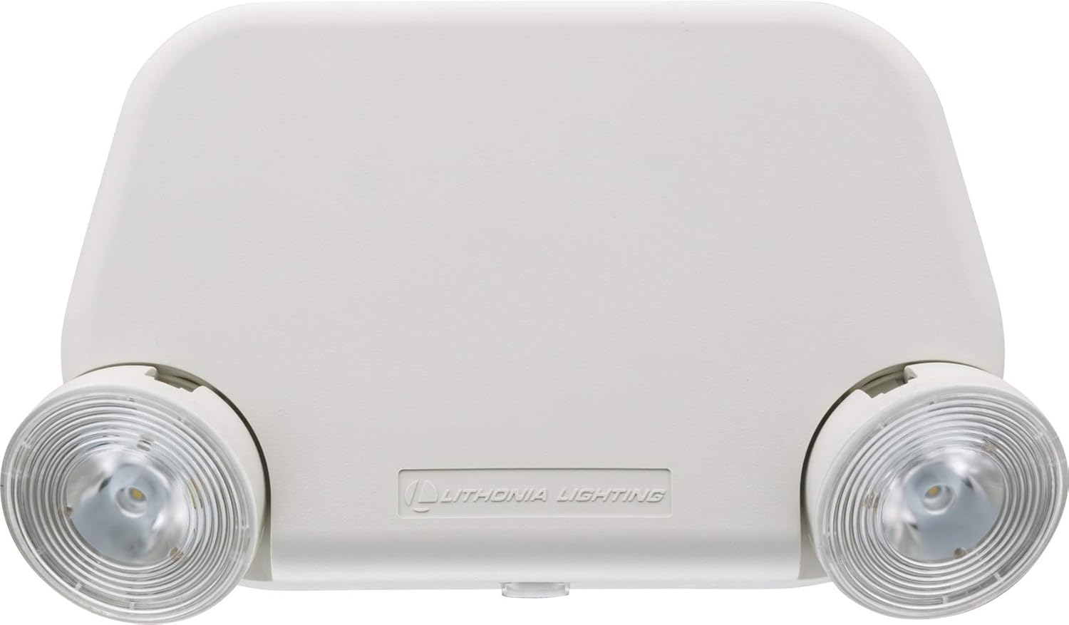 Lithonia Lighting Basics Low Profile Emergency Light, LED Emergency Lights for Business, Ceiling or Wall mount, White Thermoplastic, 120/277V Dual Voltage, Remote Capacity (EU2L REM M12)