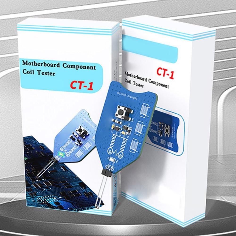 CT-1 Motherboard PCB Inductor Coil Tester Electronic Circuit Board Diagnostic Inductor Testing Device Tool With Electromagnetic Induction Technology For Component Testing And Circuit Maintenance(CT-1)