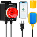 Smart WiFi Sump Pump Alarm, Briidea Indoor/Outdoor High Water Level Alarm, Supports APP Remote Monitoring, Equipped with 110dB Buzzer and LED Indicator, Ideal for Basements and Septic Sump Pump
