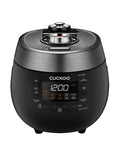 CUCKOO Twin Pressure Rice Cooker 6-Cup Uncooked / 12-Cup Cooked with Nonstick Inner Pot, Versatile Rice Maker & Warmer with 14 Menu Options, Voice Guide, Auto Clean, Black (CRP-RT0609FB)