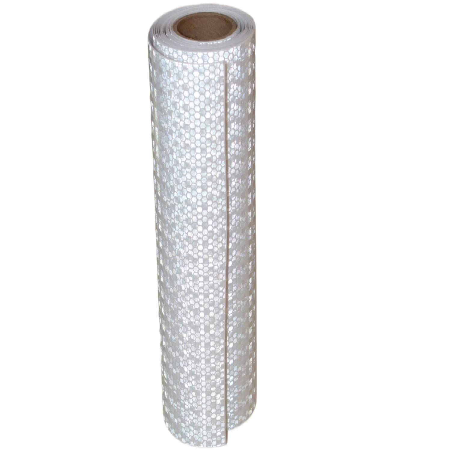 Reflective Tape White 10 inch, Outdoor Waterproof High Visibility Warning Industrial Marking Tape, Safety Stickers (11 feet)