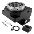 Hollow Rotary Actuator Ratio 10:1 High Accuracy Hollow Rotating Platform Rotary Positioners Suitable for Nema17 42mm Stepper Motor 40mm Servo Motor Substitutable for Direct Drive Motor Cam Indexer