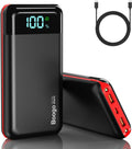 Portable Charger Power Bank 52800mAh Powerbank PD 30W and QC 4.0 Fast Charging Built-in Bright Flashlight LED Display 2 USB 1Type-C Output External Battery Pack for iPhone,Samsung