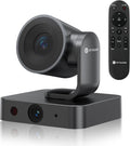 AV Access 4K Conference Room Camera, Dual Lens Cam(4K AI Tracking Cam and 1080P Panoramic Cam),3X Optical/5X Digital Zoom, 120° FOV, Auto Framing, Individuals Gallery, Works with Meet,Teams,Zoom