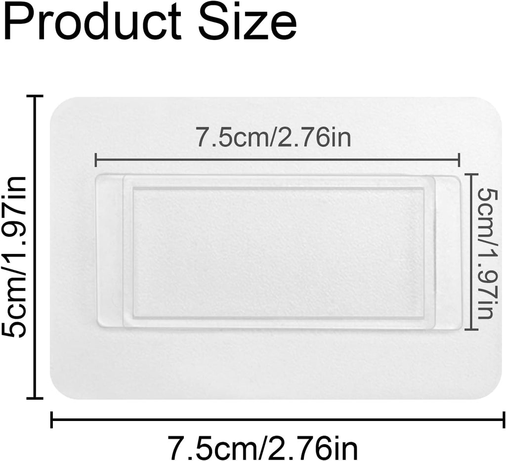 Boperzi Replacement Adhesive Strip for Toothbrush Holder Wall Mounted Toothpaste Dispenser (2 PCS)